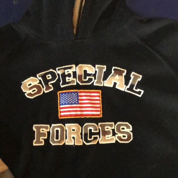 Special Forces camo fleece hoodie - Picture 2 of 3